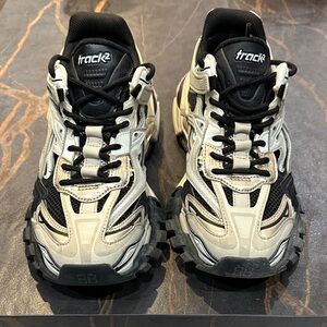 Balenciaga Black and White Sneakers